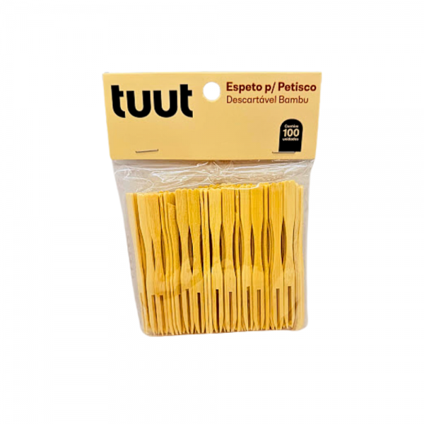 Espeto de Bambu para petisco Tuut