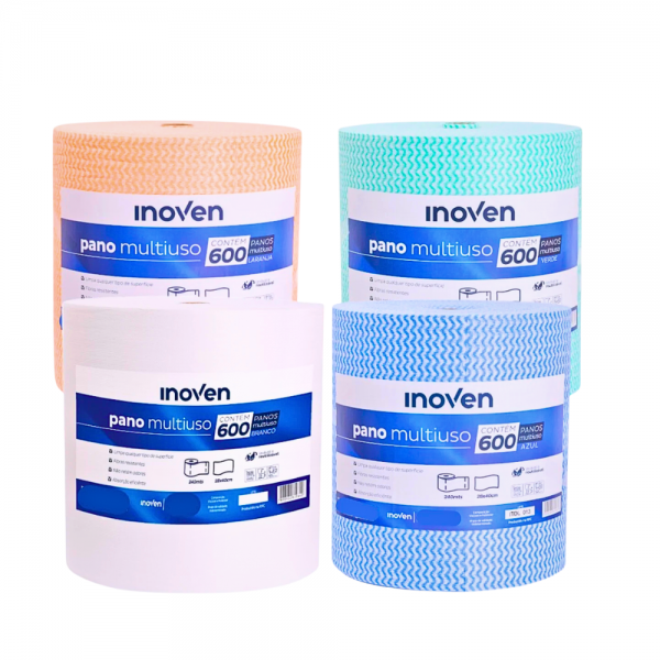 Pano multiuso Perflex Inoven 240mts com 600 panos