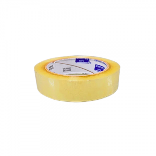 Fita adesiva acrílica transparente 25mm x 100mts