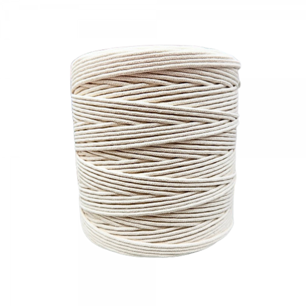 Corda de algodão cru 3mm