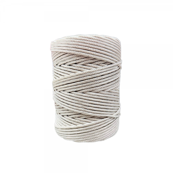 Corda trançada de poliéster (PET) 3,0mm branca
