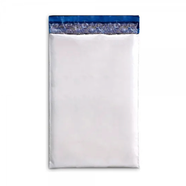 Envelope plástico de segurança branco com bolha