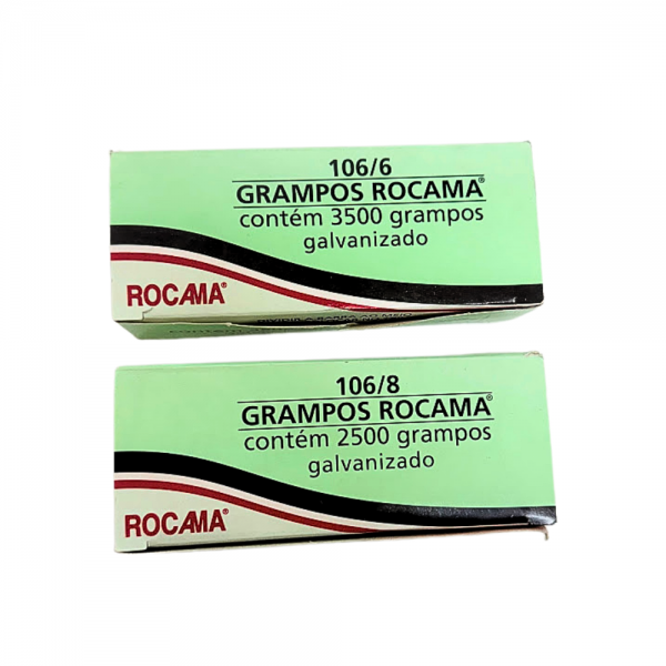 Grampos 106 para grampeador estilo Rocama