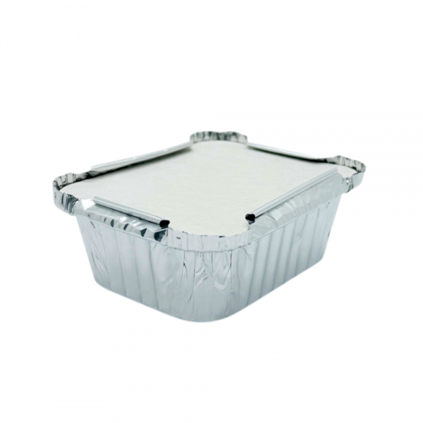 Bandeja de alumínio 135ml com tampa cartão Wyda