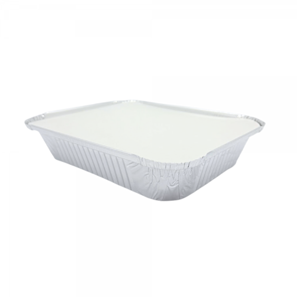 Bandeja de alumínio 1150ml com tampa cartão Wyda