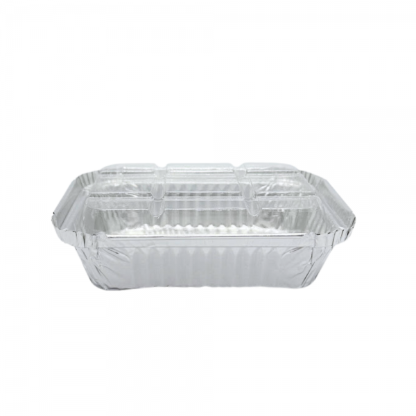 Bandeja de alumínio 220ml com tampa PET Wyda