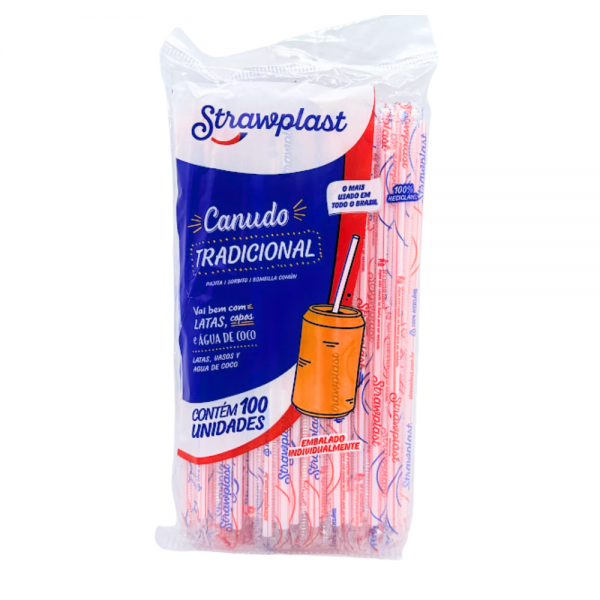 Canudo tradicional 5mm em sachê