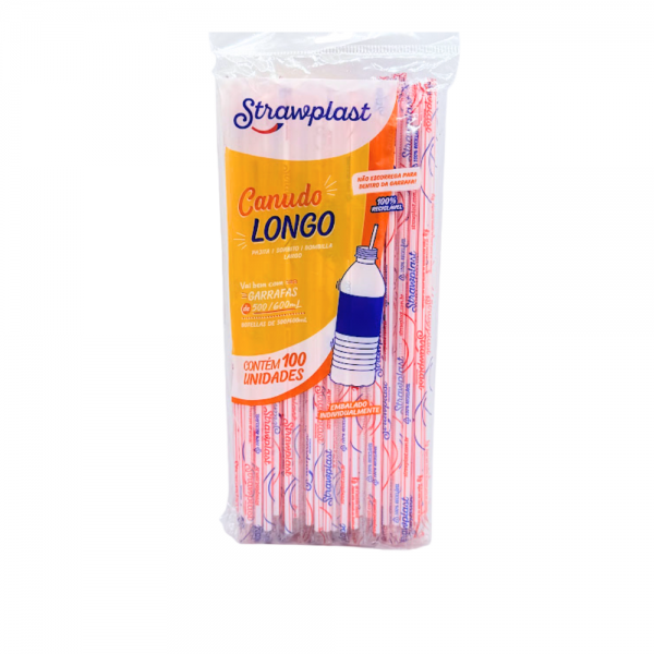 Canudo longo 5mm em sachê