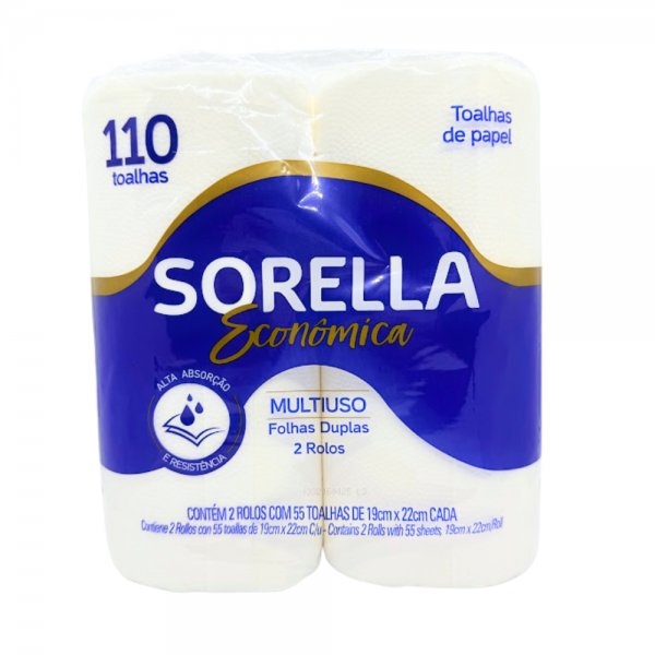 Papel toalhapara cozinha Sorella Econômica