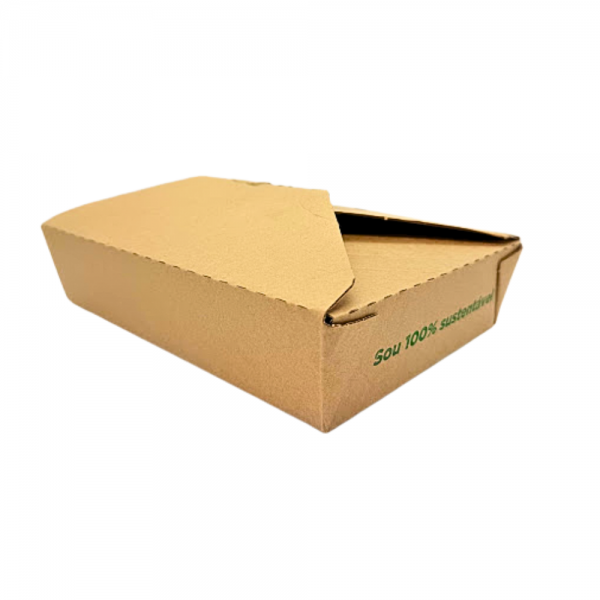 Caixa box de papel 1100ml Bompack