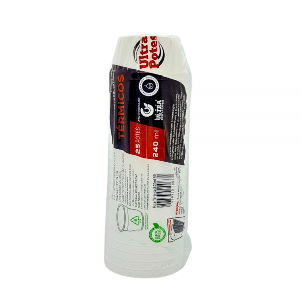 Pote de isopor 240ml Ultra