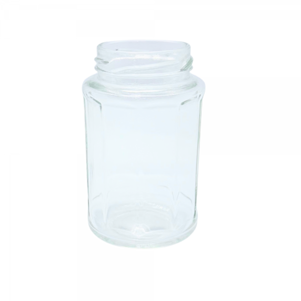 Pote de vidro 250ml Oitavado