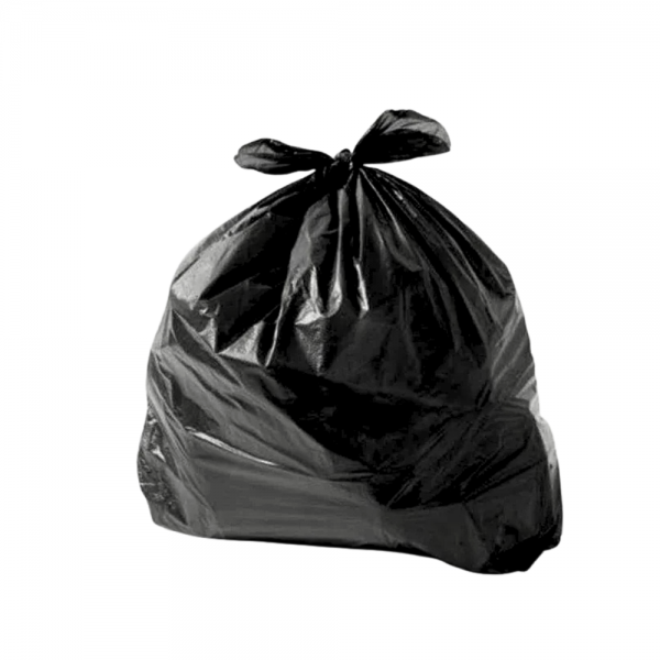 Saco de lixo preto simples