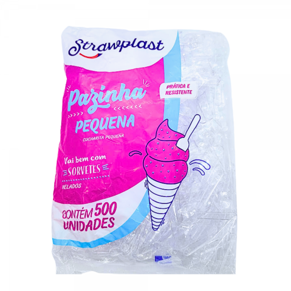 Pá plástica para sorvete Strawplast