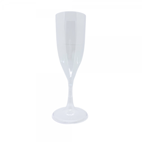 Taça acrílica para champanhe 140ml Descarfest