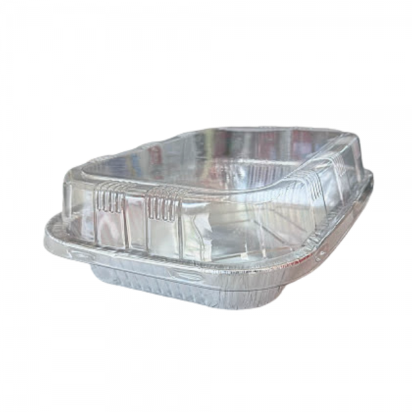 Assadeira de alumínio com tampa 2,5 litros