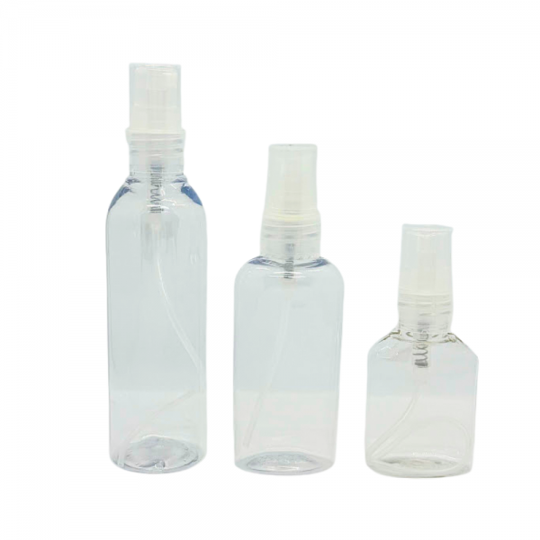 Frasco Plástico com Válvula Spray – 35ml, 60ml e 100ml