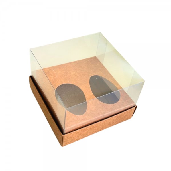 Caixa para 2 Ovos de Colher Kraft – 50g / 100g