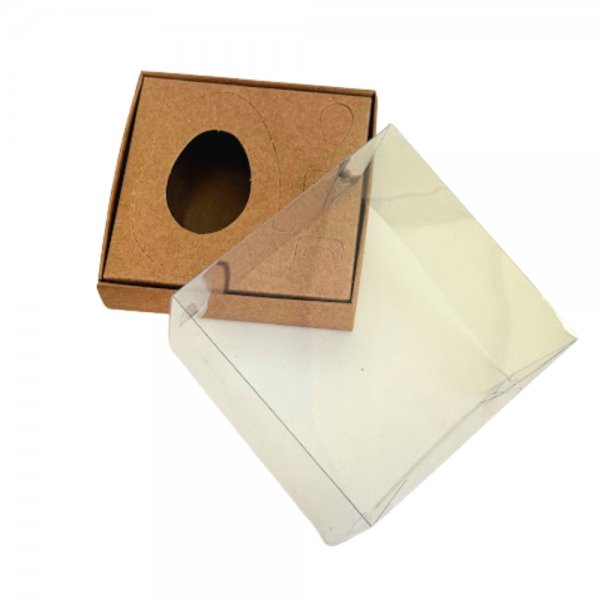 Caixa para Ovo de Colher Kraft – 50g / 100g