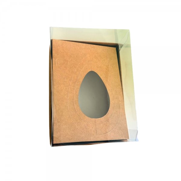 Caixa para Ovo de Colher Dupla Face Branca/Kraft – 250g, 350g e 500g