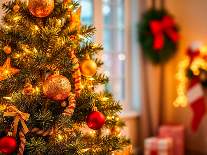 Tendências de decoração de Natal 2025: cores, estilos e novidades